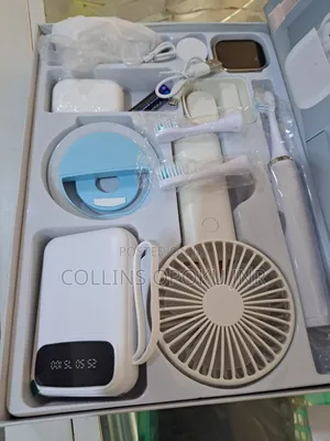 12-in-1 Smart Watch With "Airpod, Fan, Power Bank, Brush, Ring Light
