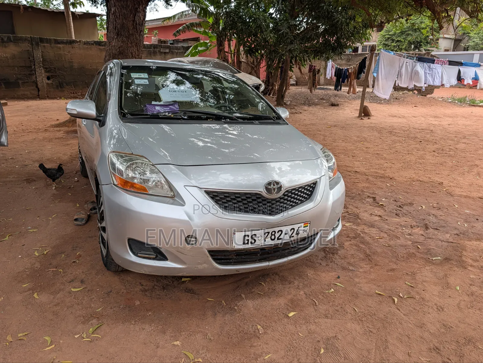 Toyota Belta 2010 Silver