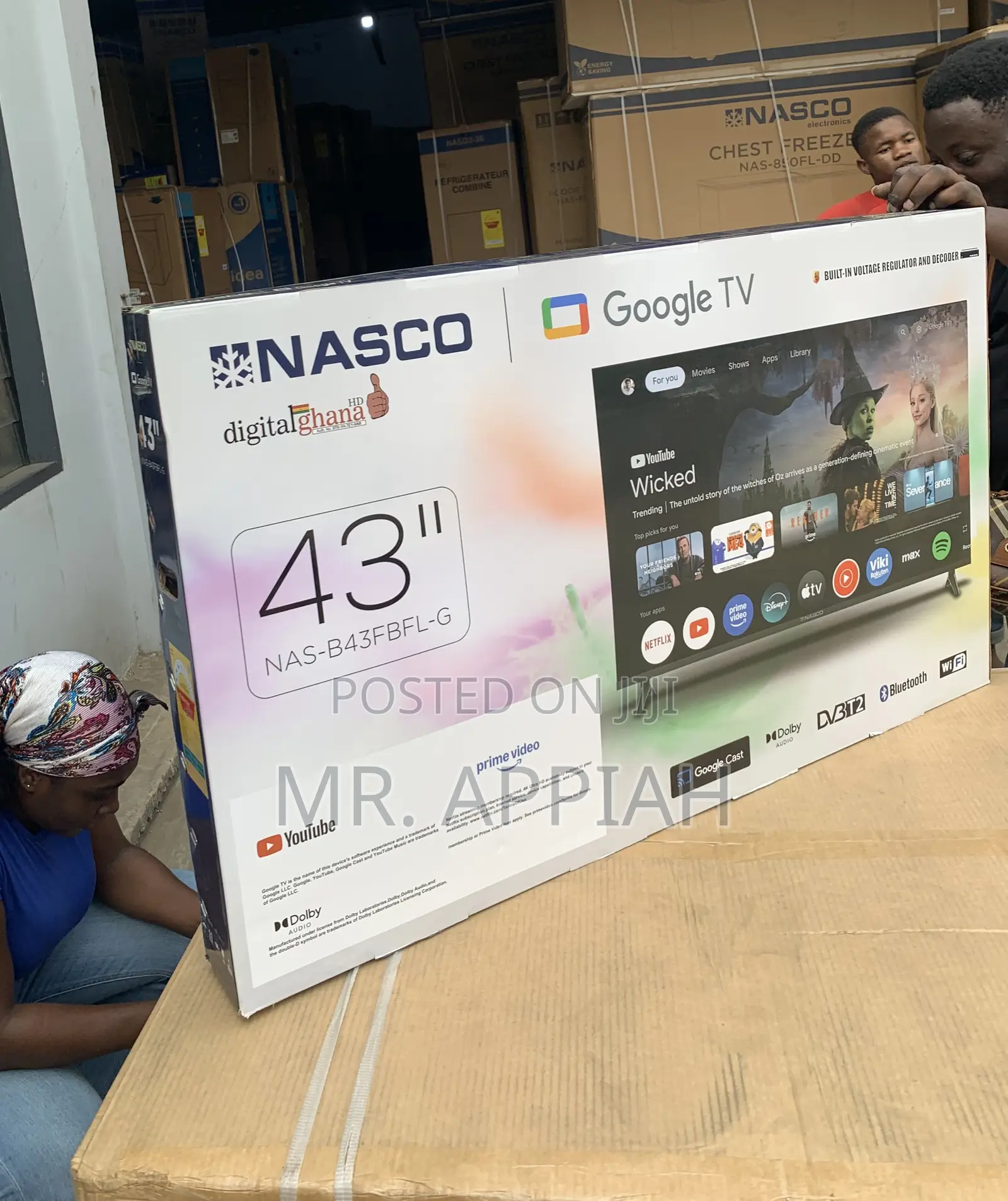 Super Classic Nasco 43” Smart Satellite Television 