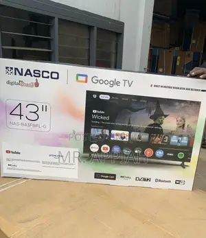Super Classic Nasco 43” Smart Satellite TV(Black)