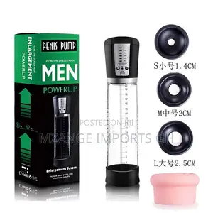 Manual and Rechargeable Penis Pump Male Vitality Sex Toys