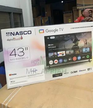 Choose Nasco 43” Led Smart Satellite TV(Black) 