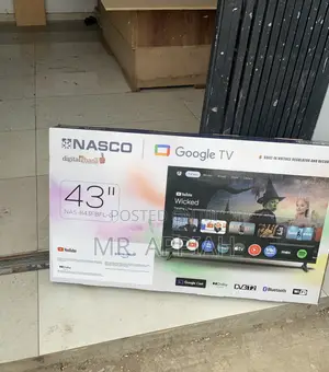 Choose Nasco 43” Led Smart Satellite TV(Black) 