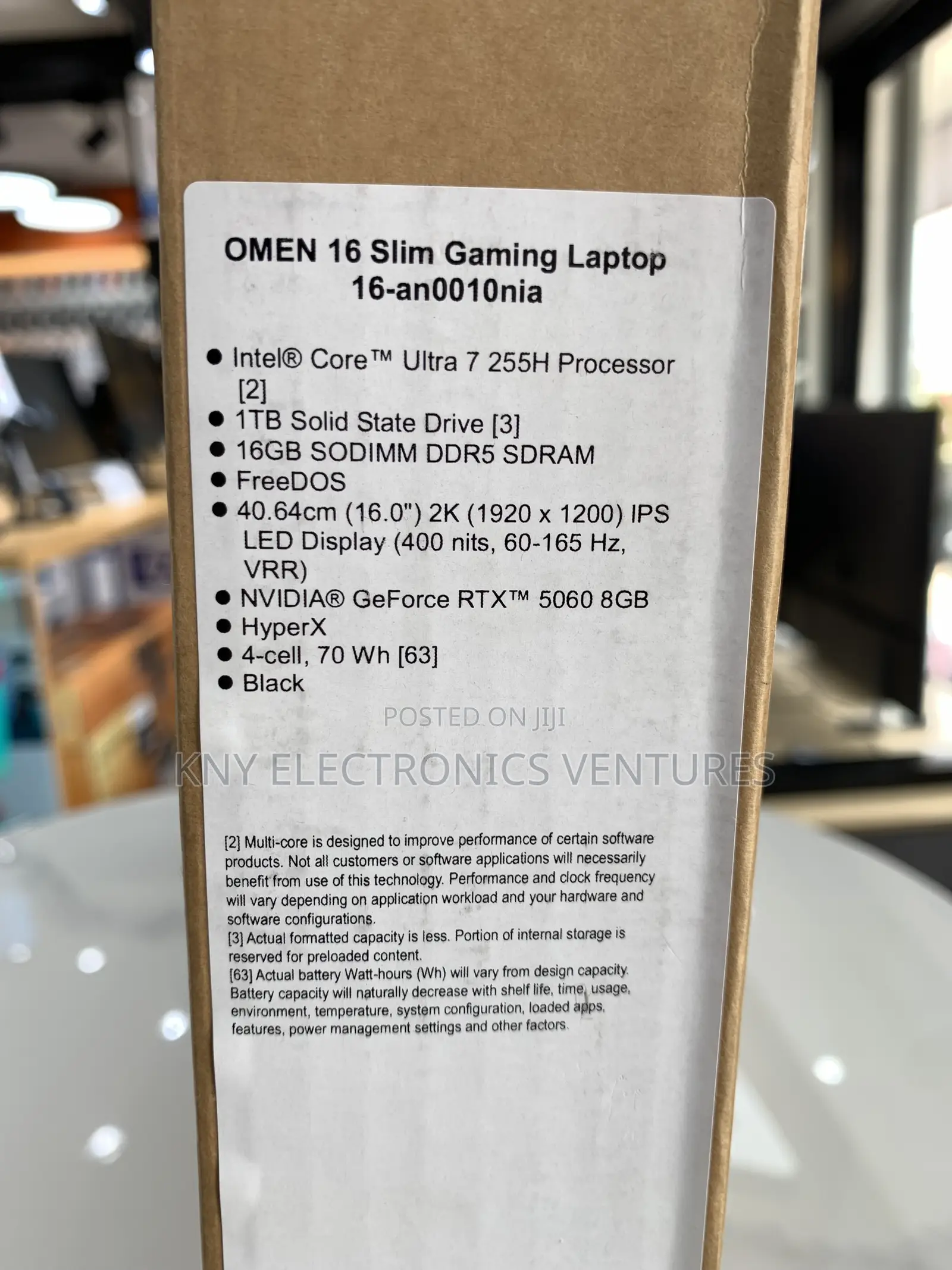 New Laptop HP Omen 16 16GB Intel Core Ultra 7 SSD 1T