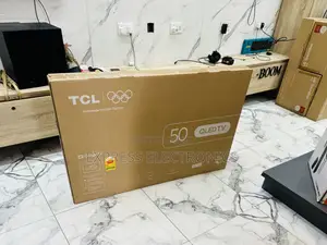 Newly in Box TCL TV 50 Smart Satellite Android FHD QLED