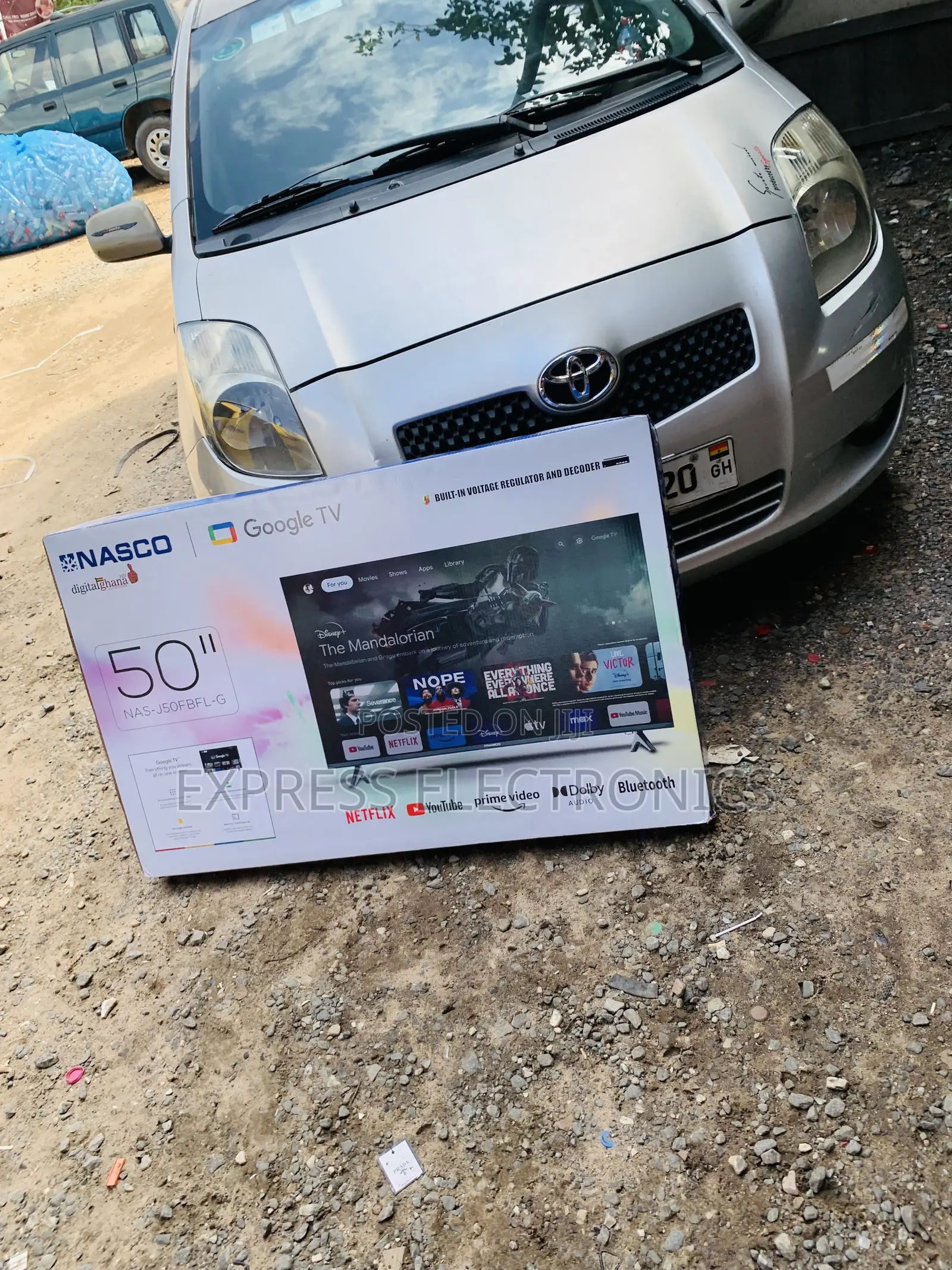 Hot  Deals Nasco 50” Uhd Smart Flat Vidaa-Nas-H50fs-Vid Television