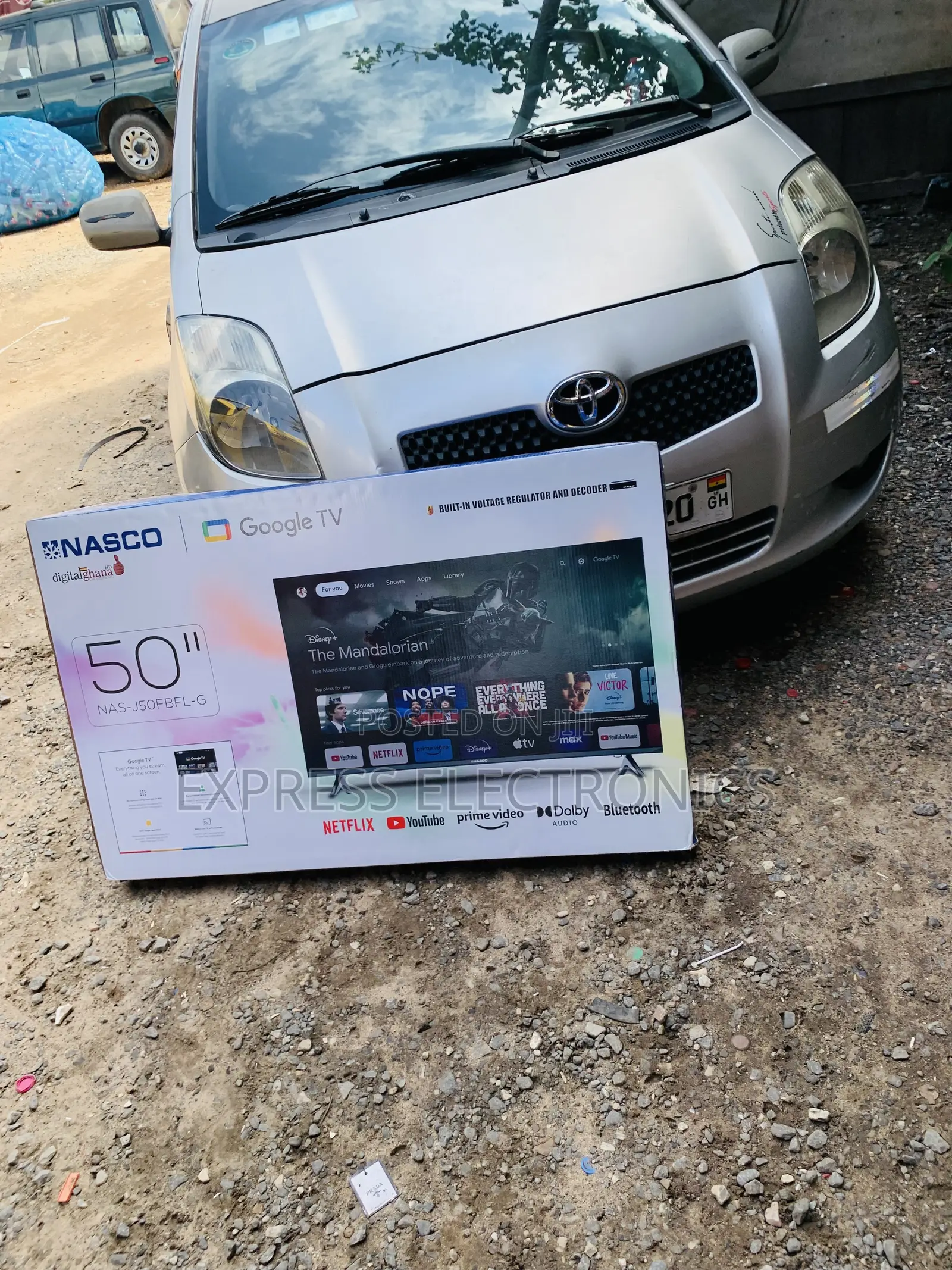 Hot  Deals Nasco 50” Uhd Smart Flat Vidaa-Nas-H50fs-Vid Television