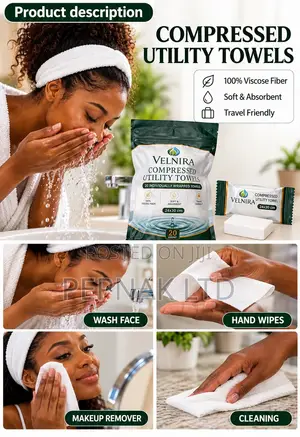 VELNIRA Premium Extra Thick Compressed Towels (20pcs/Pack)