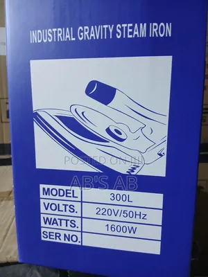 Industrial Gravity Steam Iron