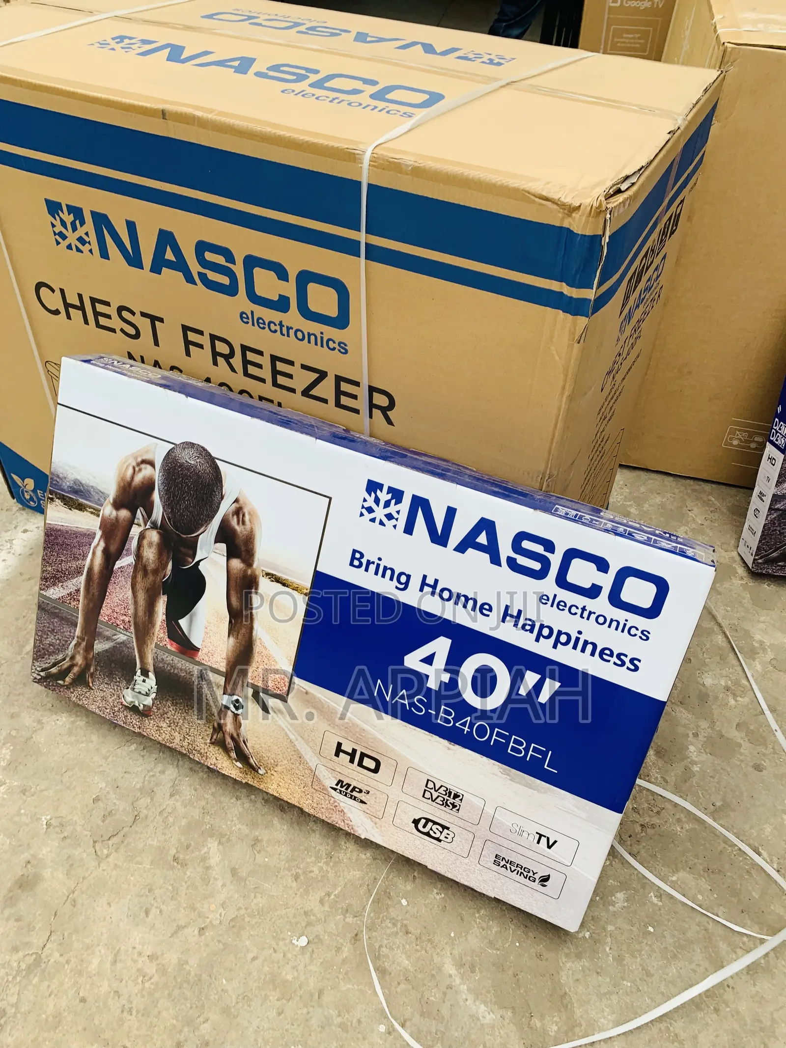 Extremely Classic Nasco 40” Full Hd Satellite TV(Black)