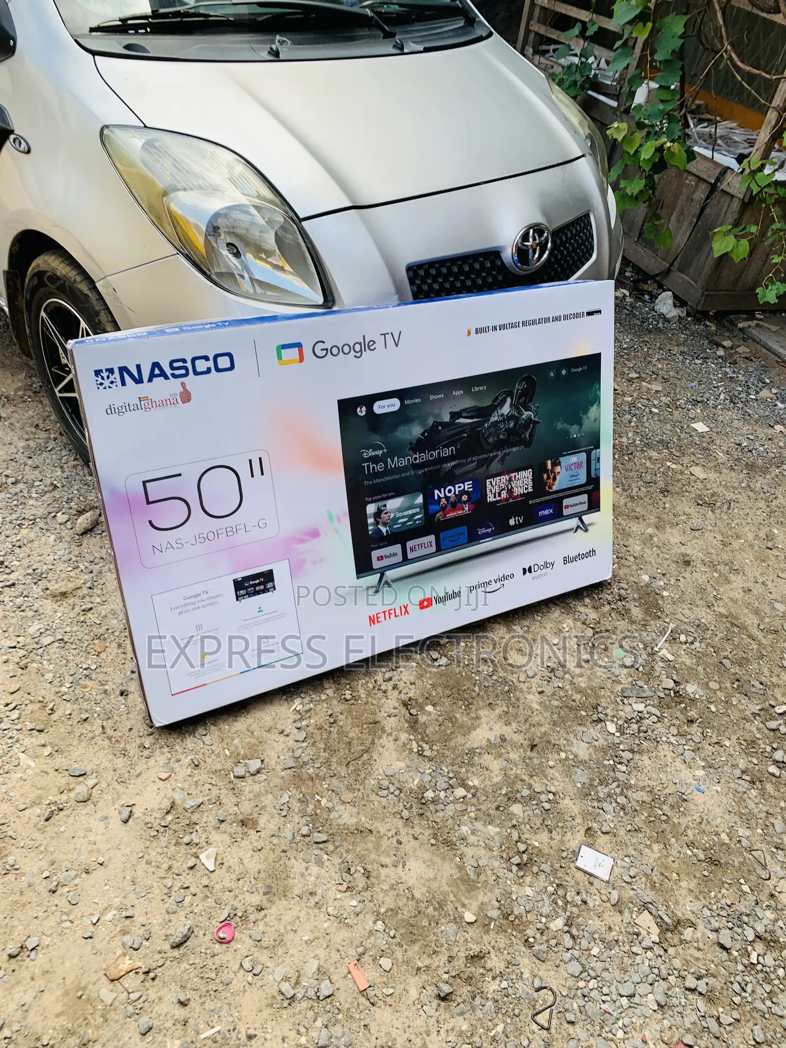High Quality Nasco 50′′ UHD Digital Satellite Smart Television