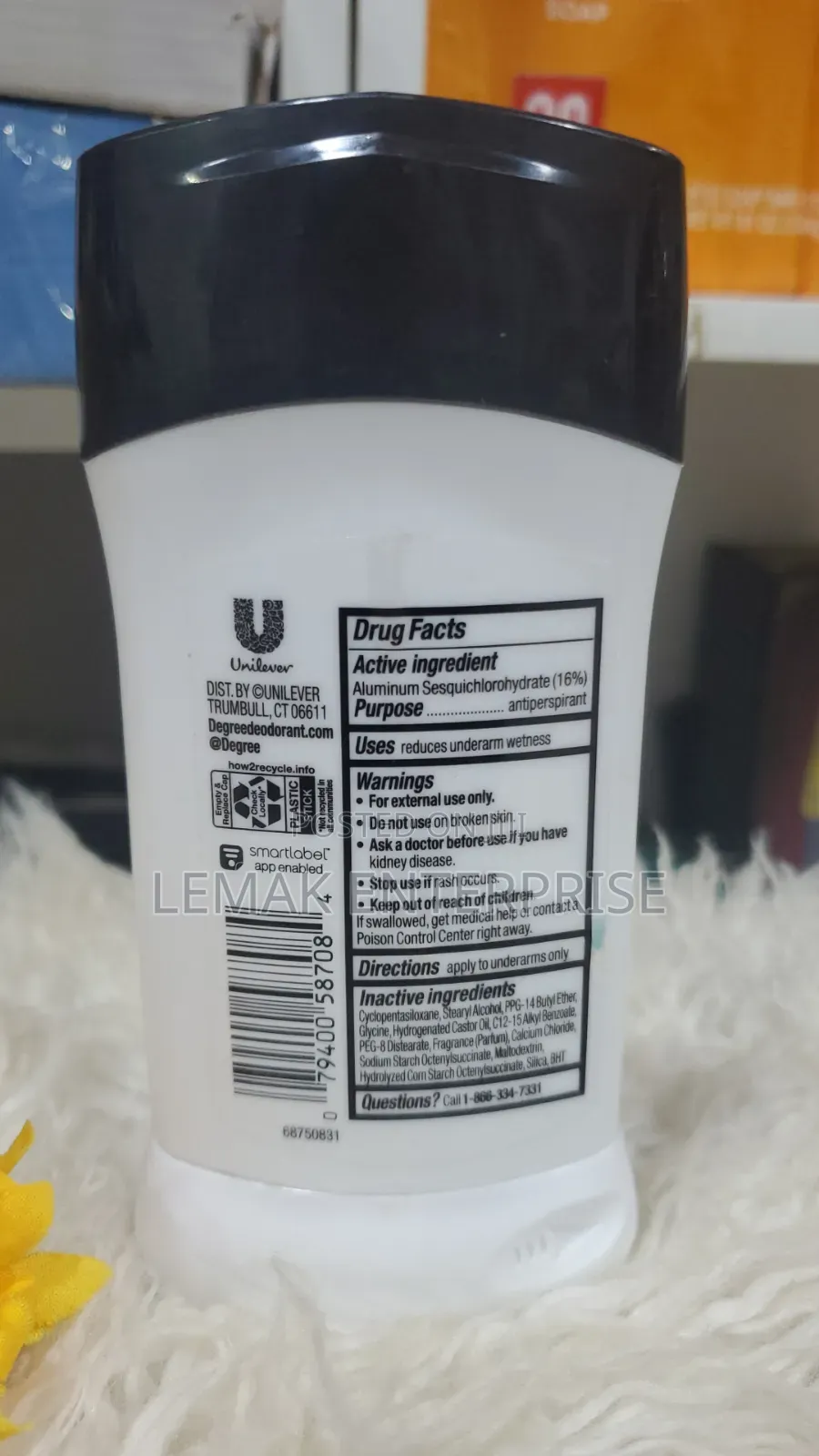 Degree Utraclear+ Black and White (76g) Deo Stick