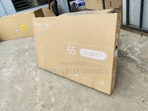 Brand New Sleek TCL TV 65 Smart Satellite Android UHD 