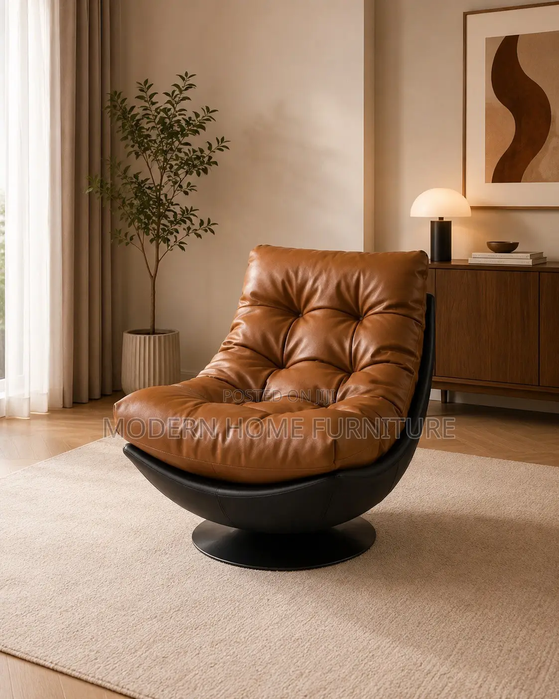 Luxury Brown Armchair | Imported | Super Comfortable | Limited Stock