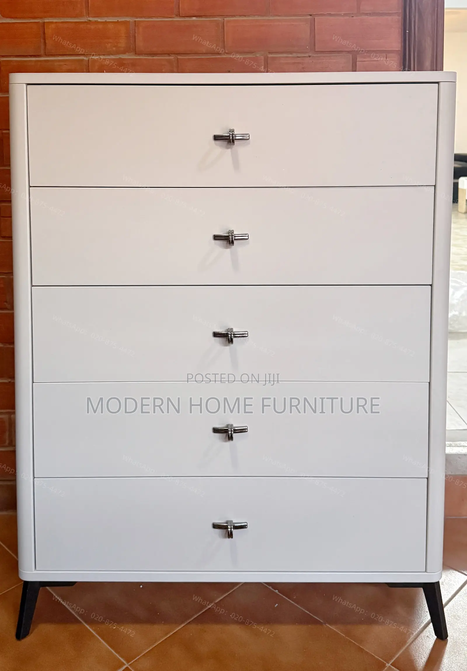 Luxury White Chest of Drawers | Imported | Spacious Storage