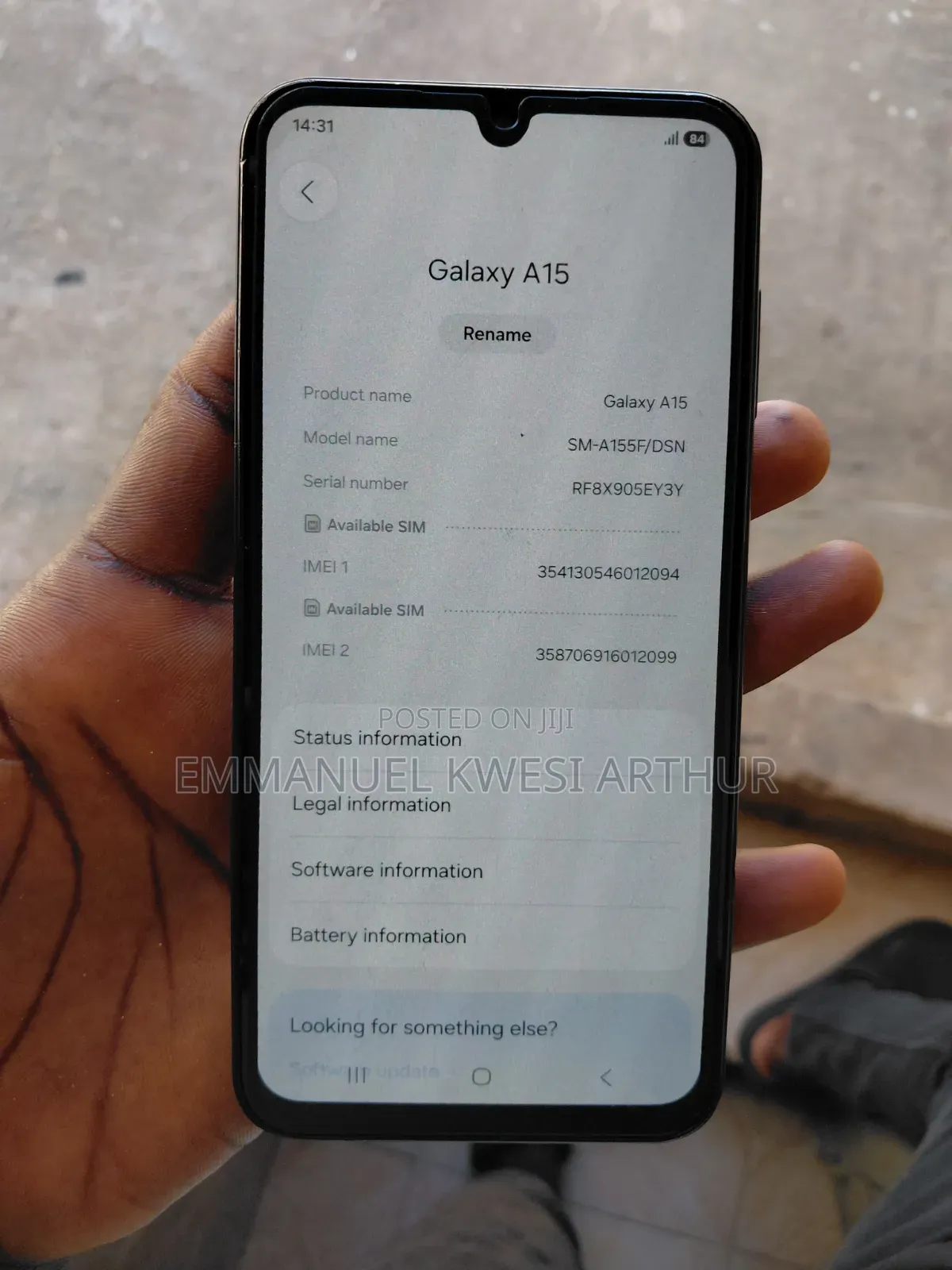 Samsung Galaxy A15 256 GB Black