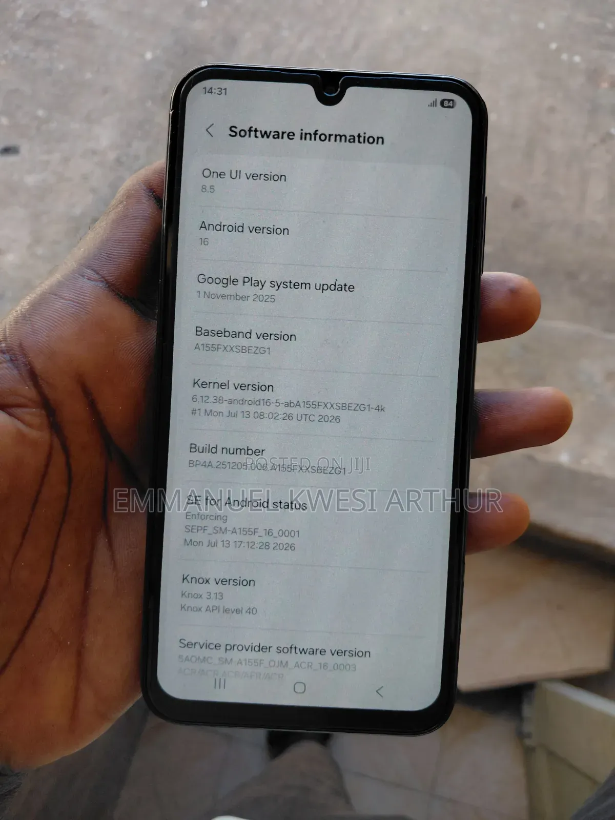 Samsung Galaxy A15 256 GB Black