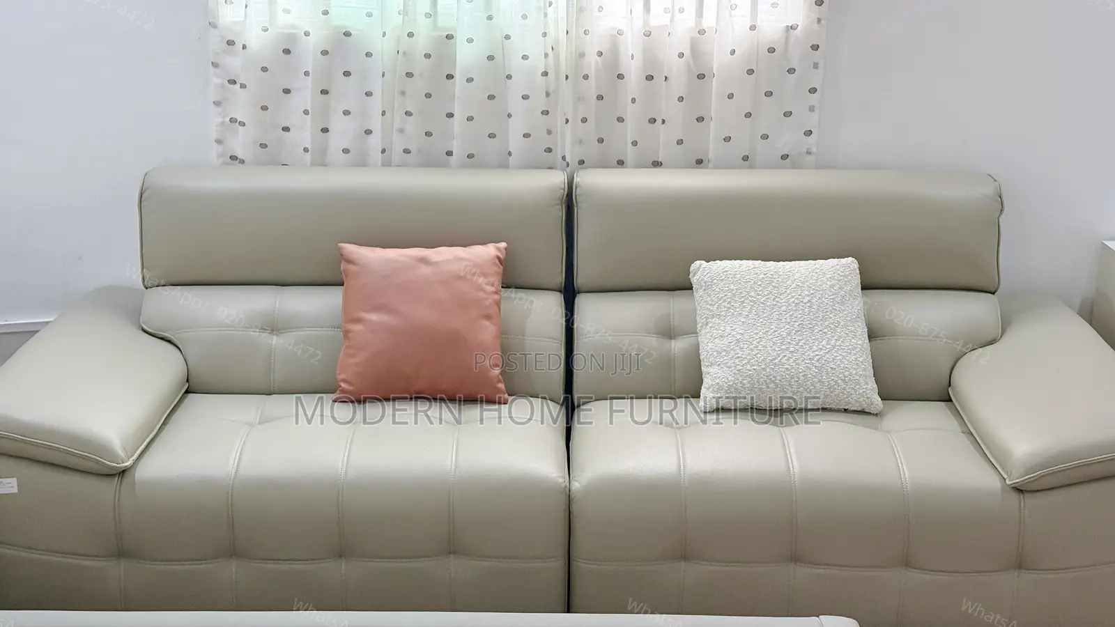 Luxury White Sofa | Imported | Soft Comfortable | Great Value