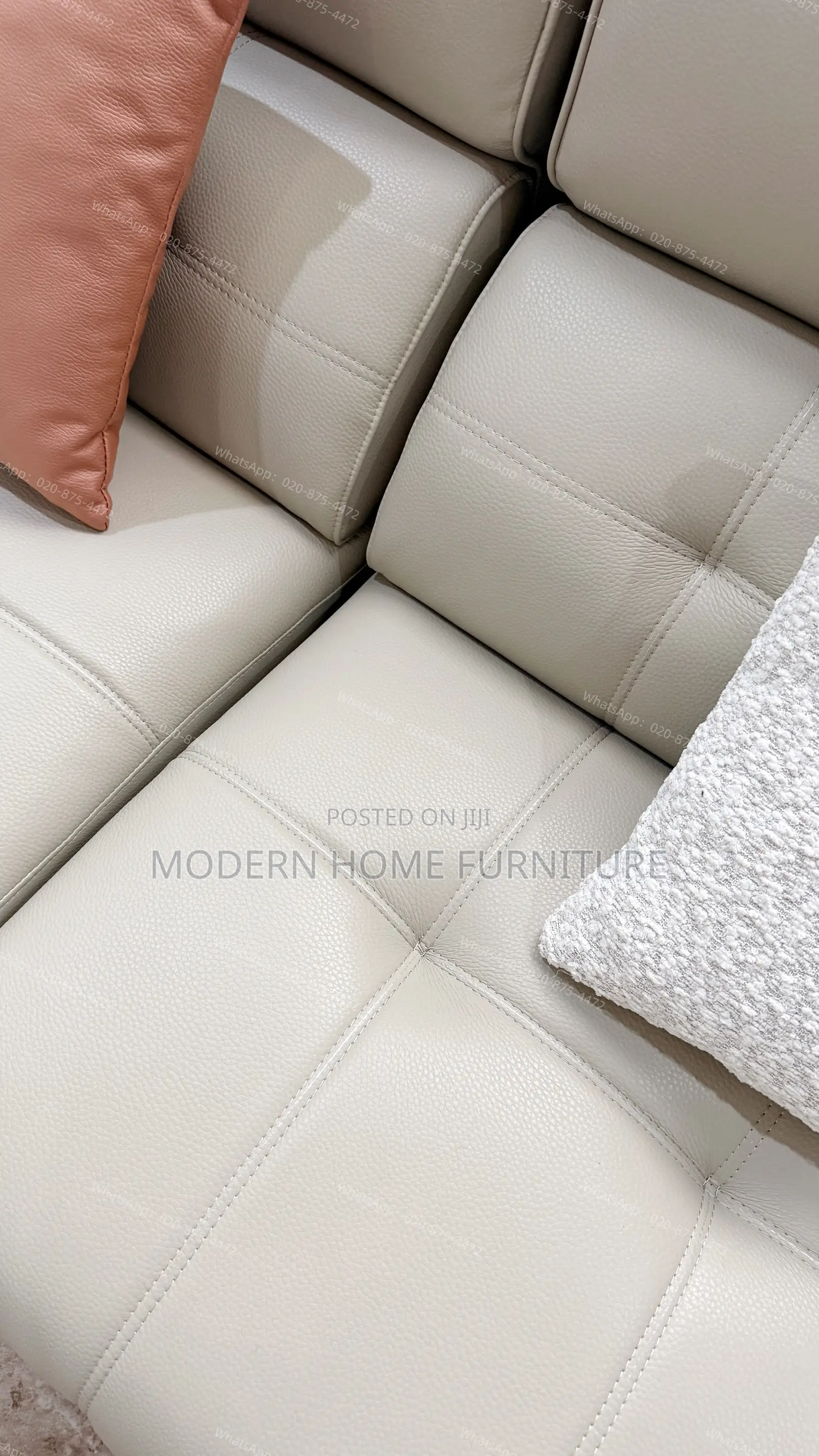 Luxury White Sofa | Imported | Soft Comfortable | Great Value