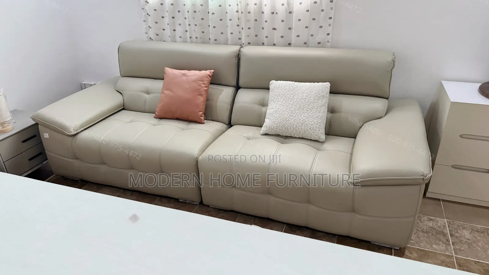 Luxury White Sofa | Imported | Soft Comfortable | Great Value