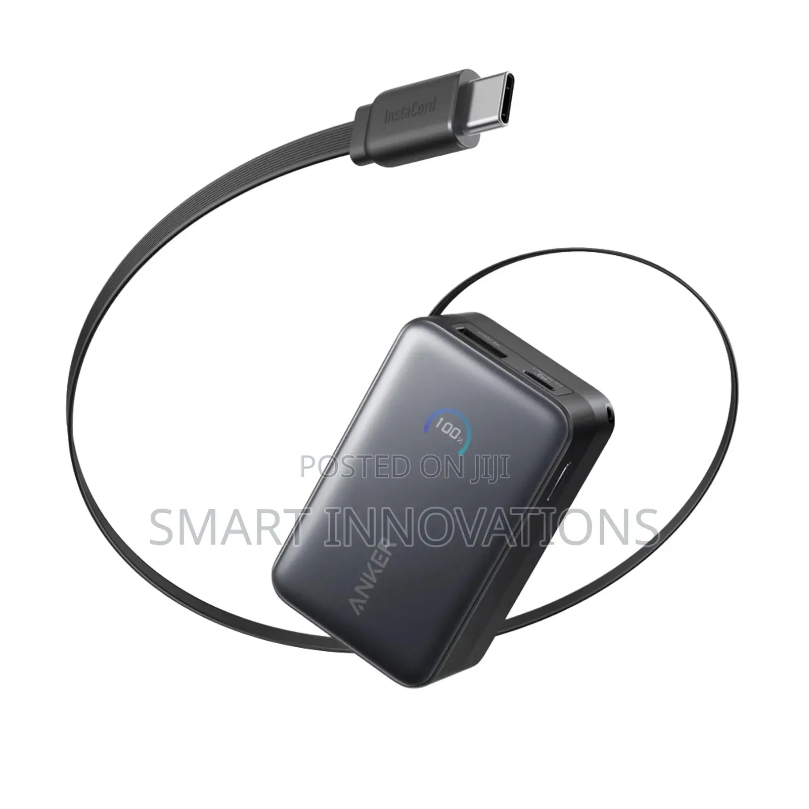 Anker Nano Power Bank (, 45W, Built-in Retractable USB-C Cable)