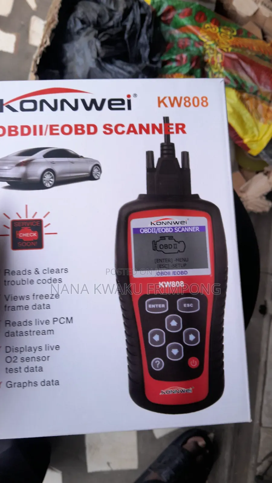 Konnwei KW808 OBDII/EOBD Scanner