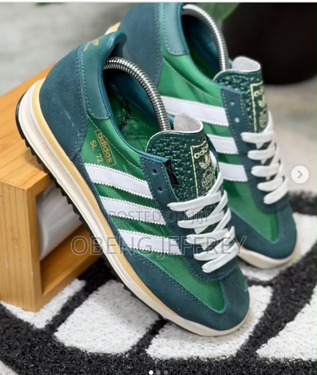 Original Adidas SL 72 Green / White