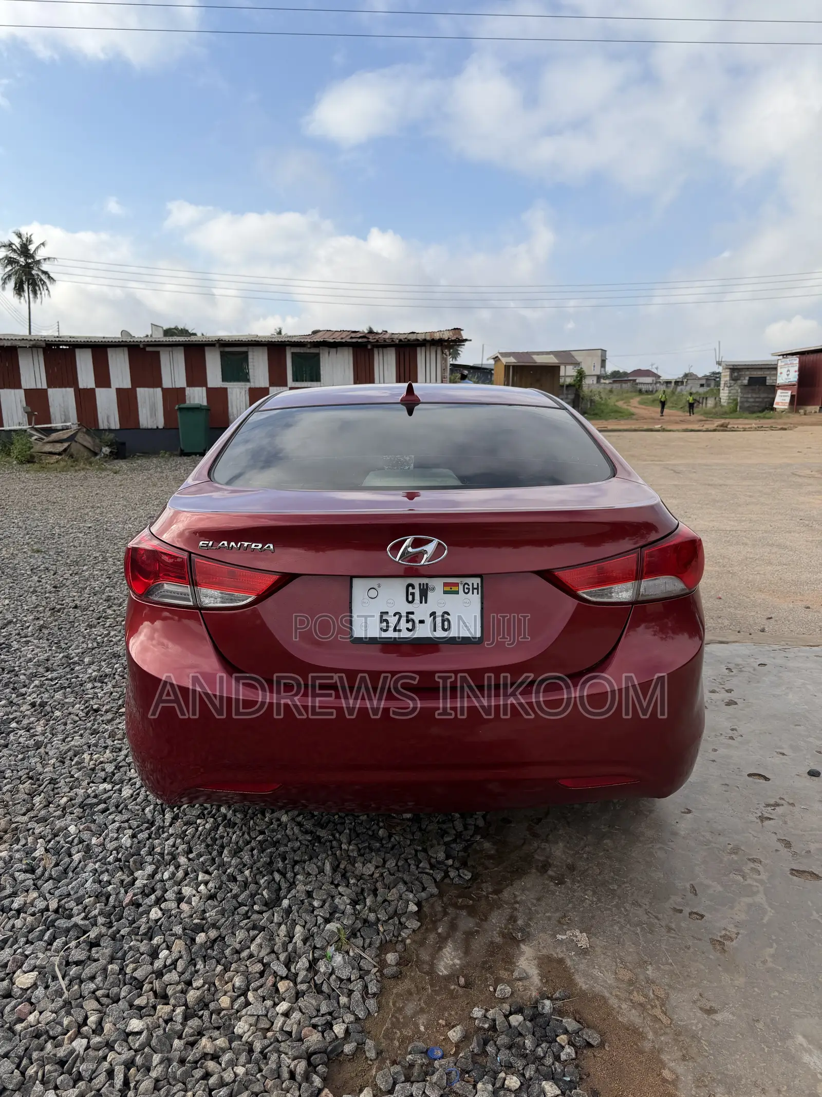 Hyundai Elantra Limited 2012 Red