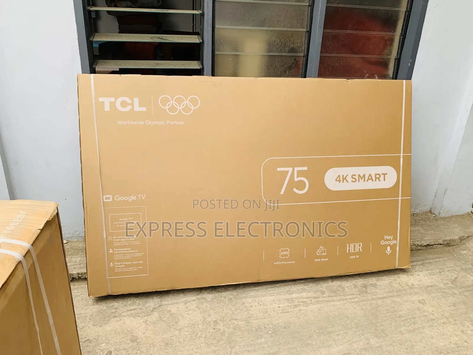 Slerk Slim Black TCL 75′′ UHD Smart Android Television (Model 75P6L