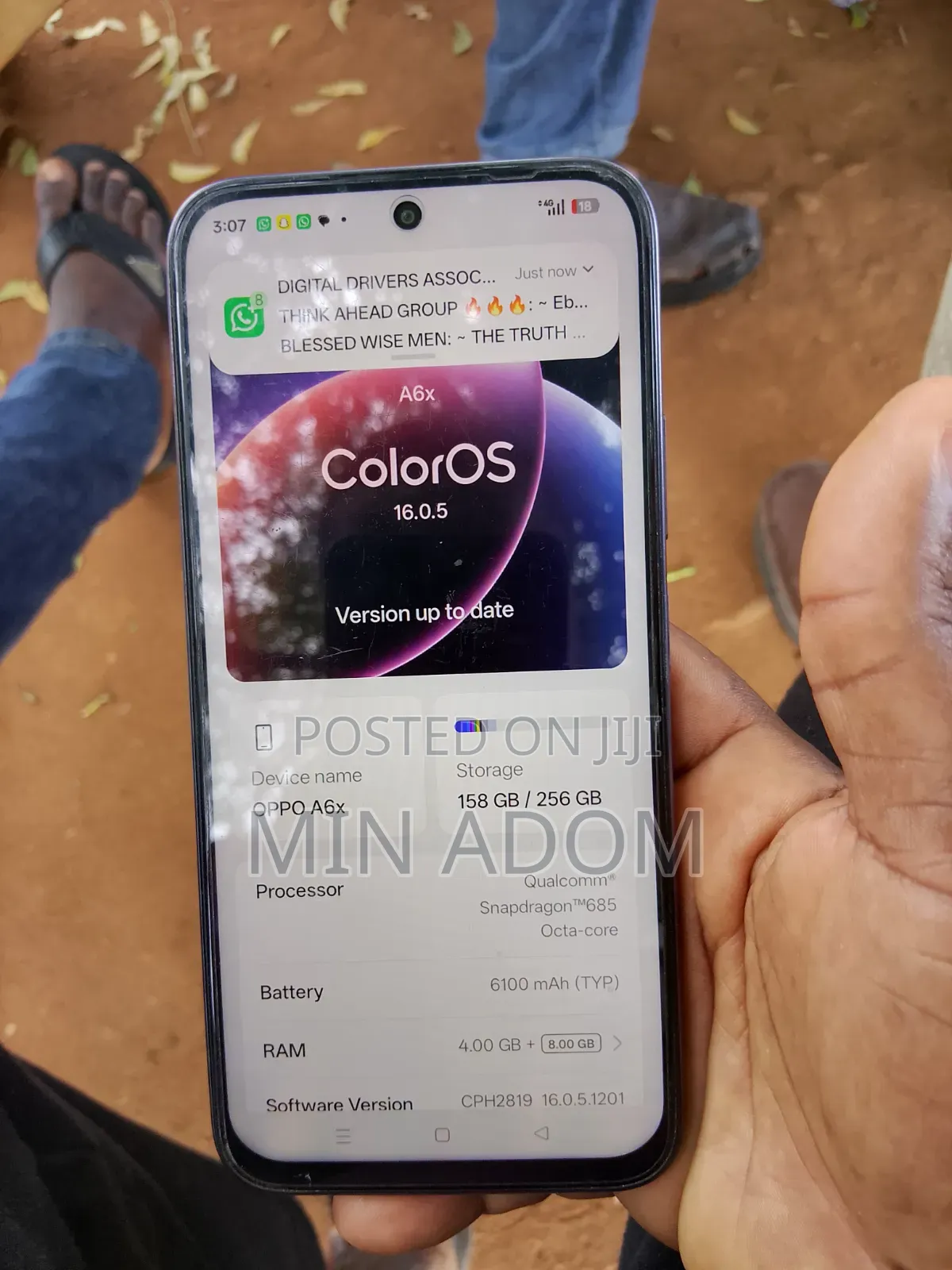 Oppo A6x 256 GB Silver