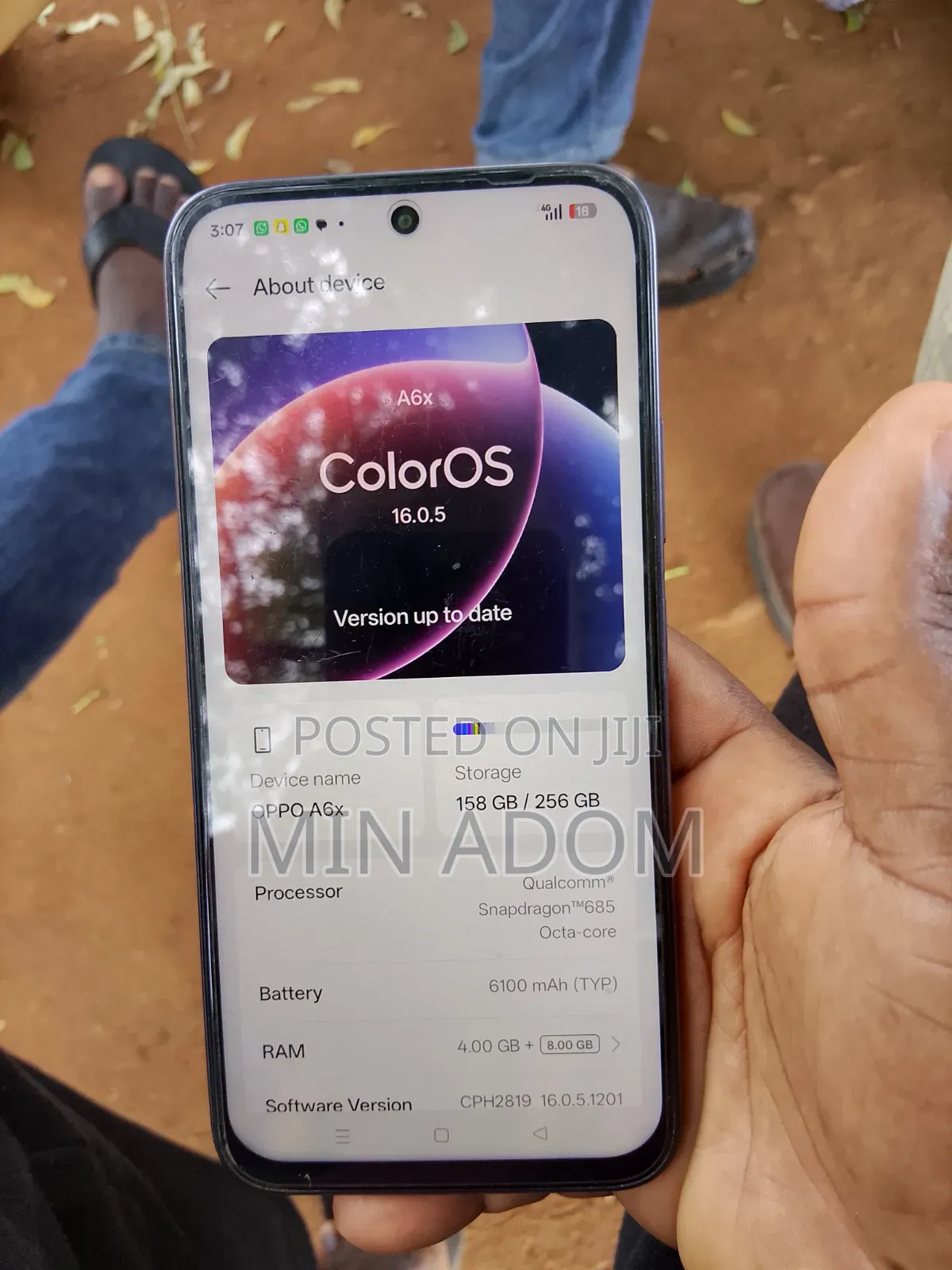 Oppo A6x 256 GB Silver