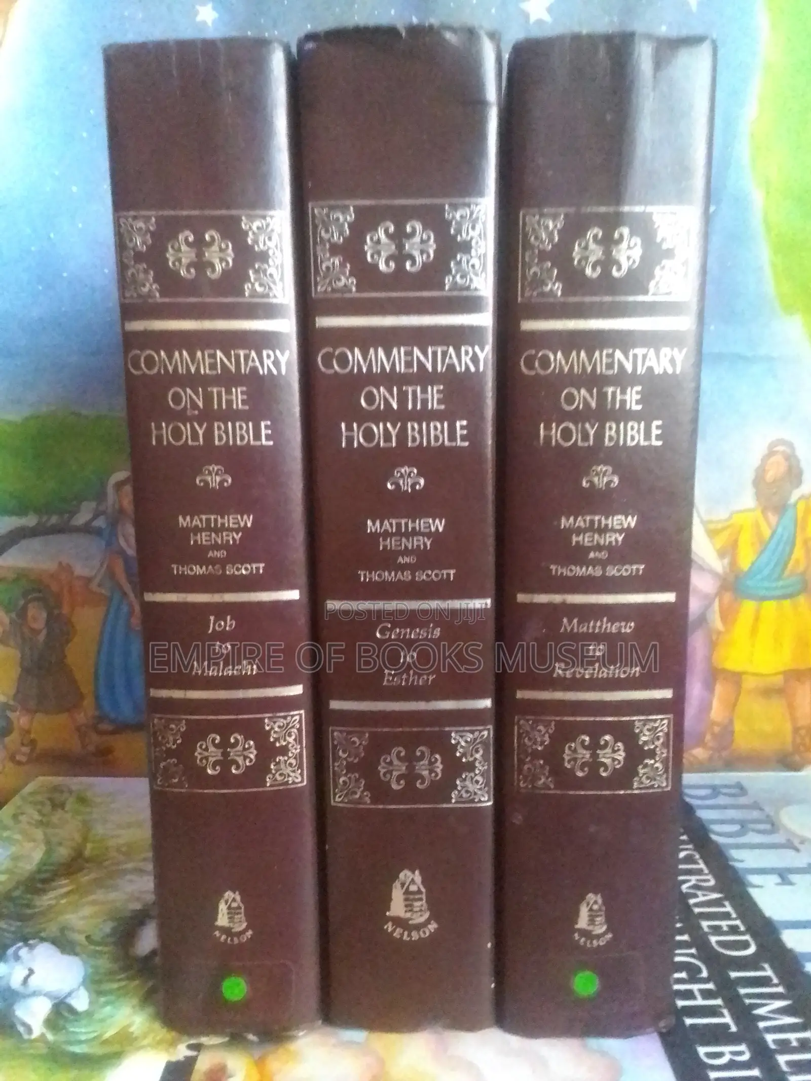 Matthew Henry Bible Commentary 3 Vol. Set With the Jewish Calendar