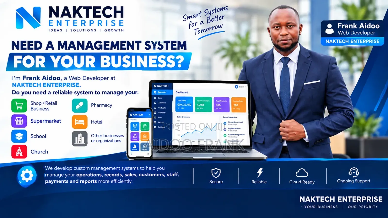 NAKTECH ENTERPRISE’s Web Development/It Services