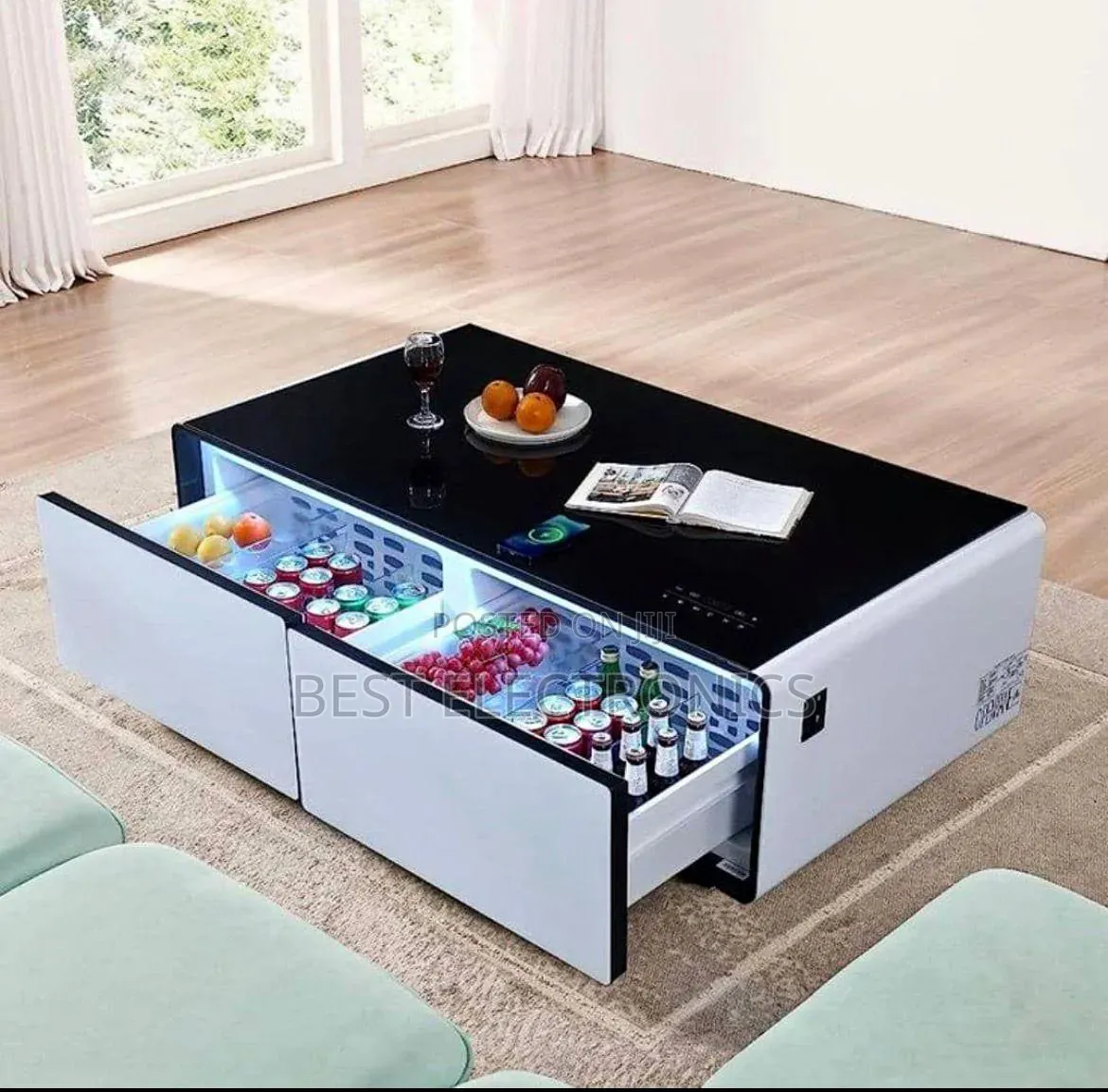 Smart Coffee Table and Fridge Speakers! Built-in Fridge