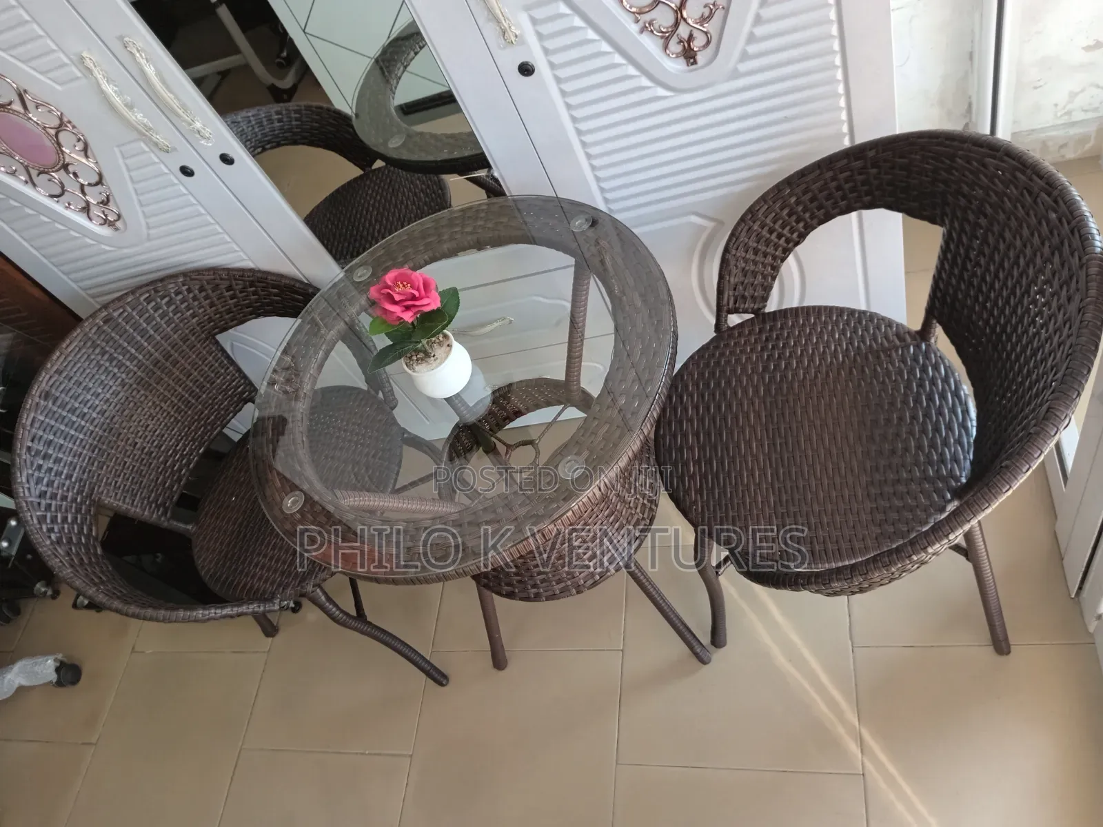 2 Chairs Mini Dinner Sets