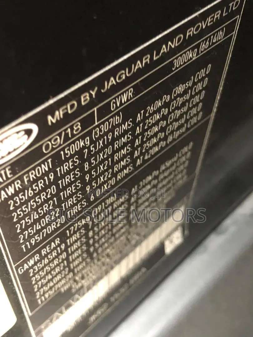Land Rover Range Rover Sport 2019 Black