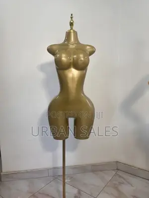 Gold BBL Female Mannequin Torso