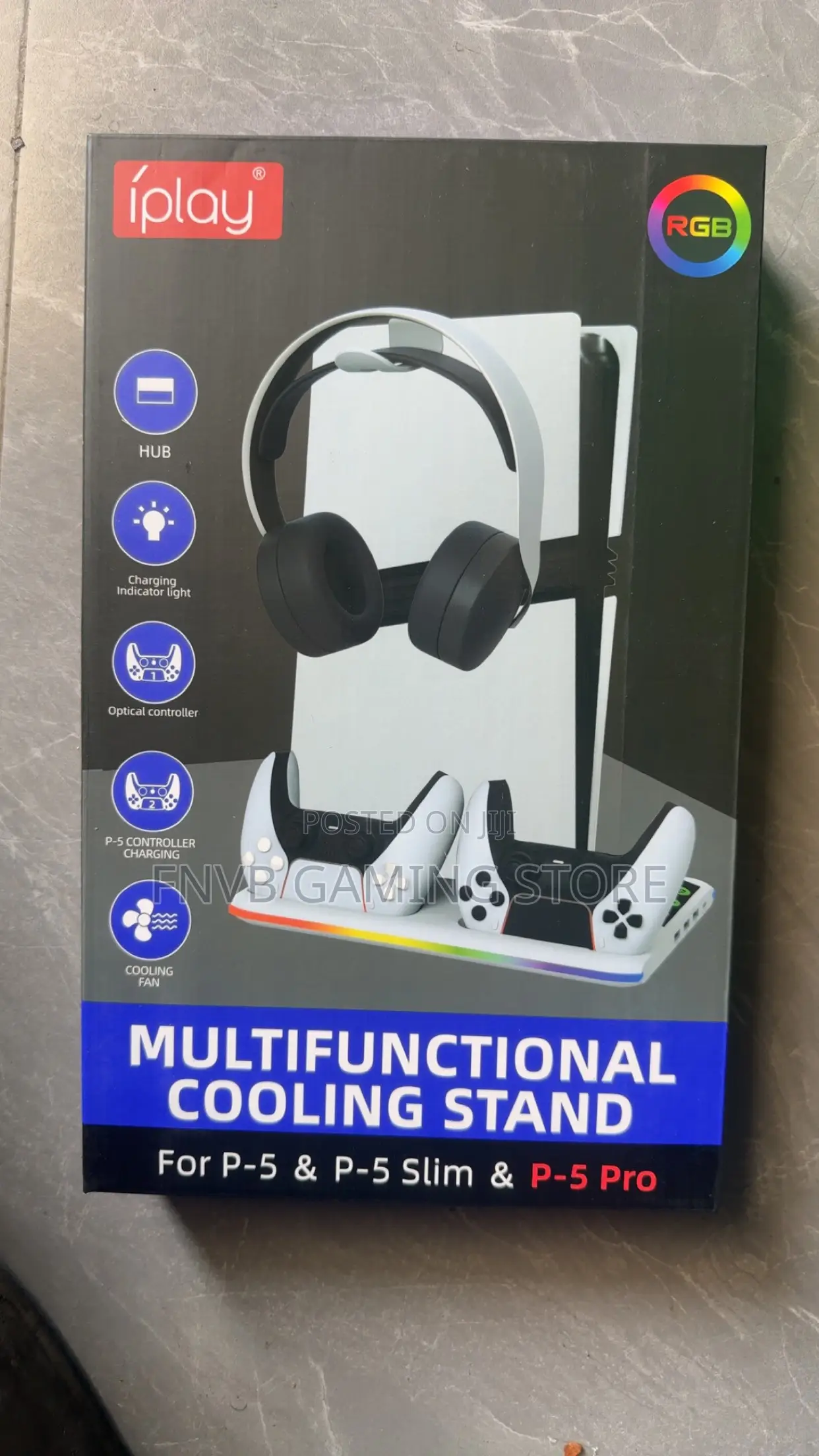 PS5 Multifunctional Cooling Stand RGB