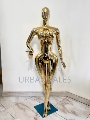 Glossy Gold Female Full Body Mannequin