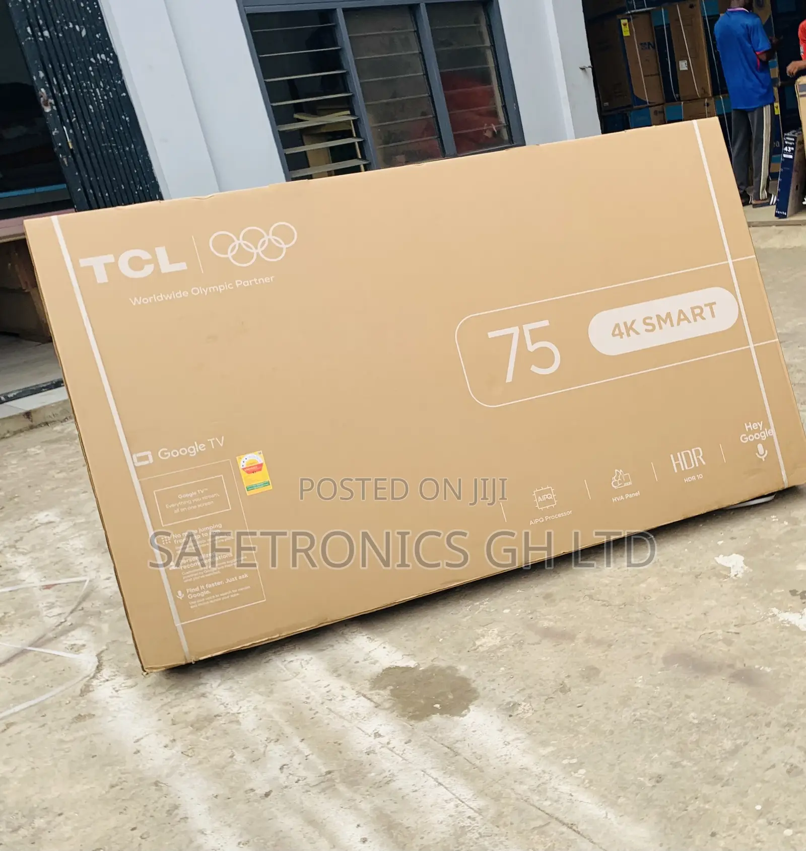 Fresh in Box TCL 75 Inch Smart Android Uhd TV
