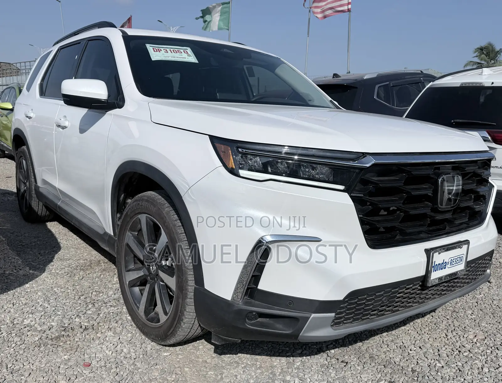 New Honda Pilot Touring+ AWD 2025 White