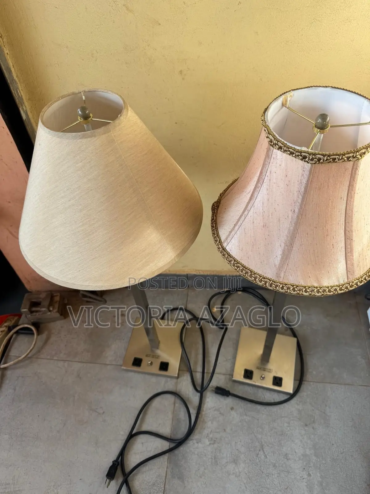 Multifunctional Table Lamp With Sockets