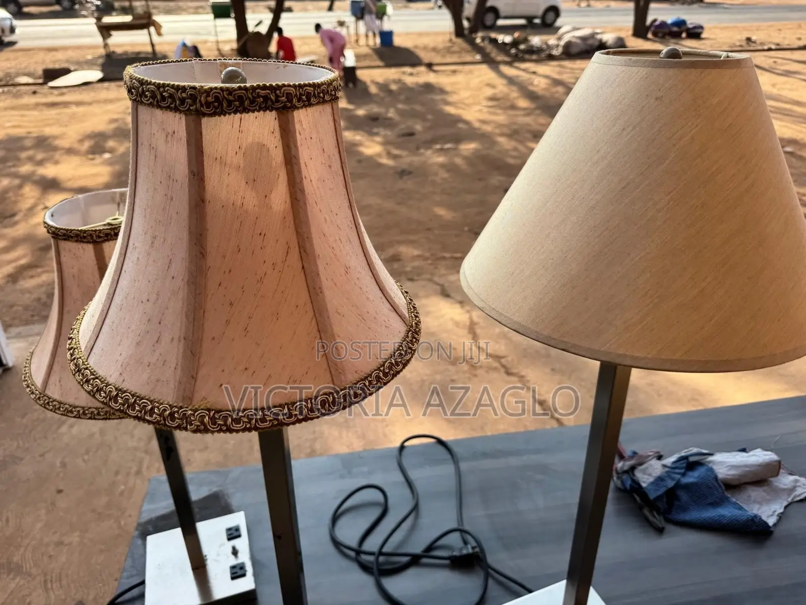 Multifunctional Table Lamp With Sockets
