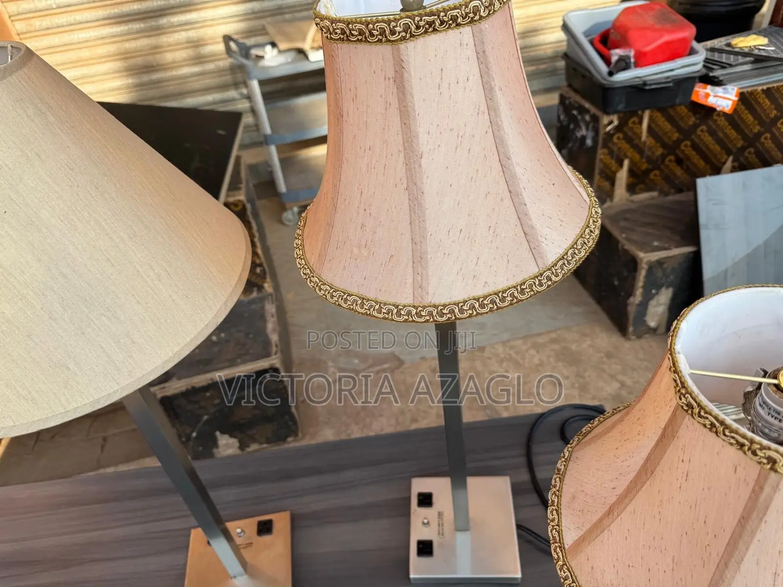 Multifunctional Table Lamp With Sockets