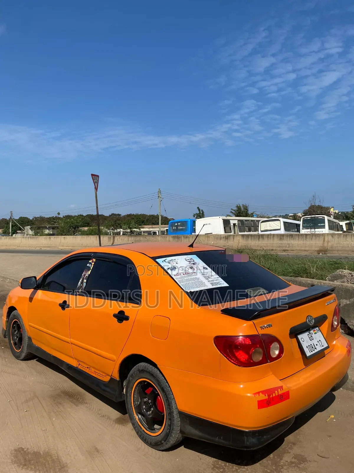 Toyota Corolla 2007 Orange