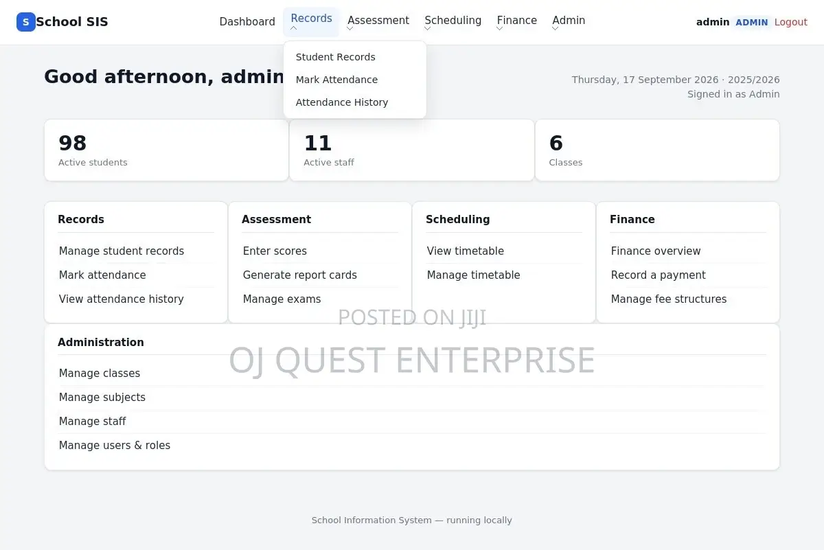 Custom Software for Schools, Shops, Churches Companies