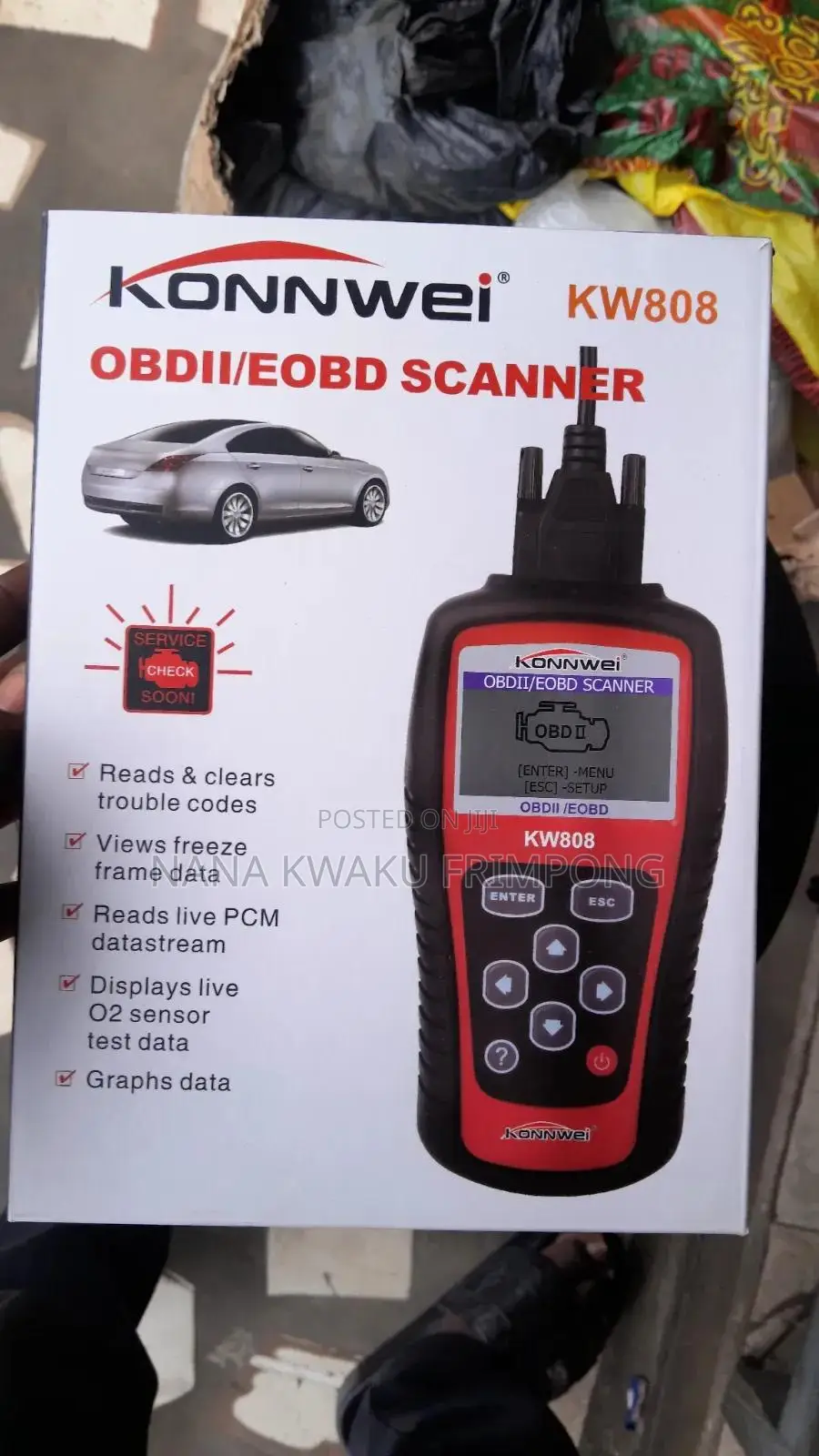 Konnwei KW808 OBDII/EOBD Scanner