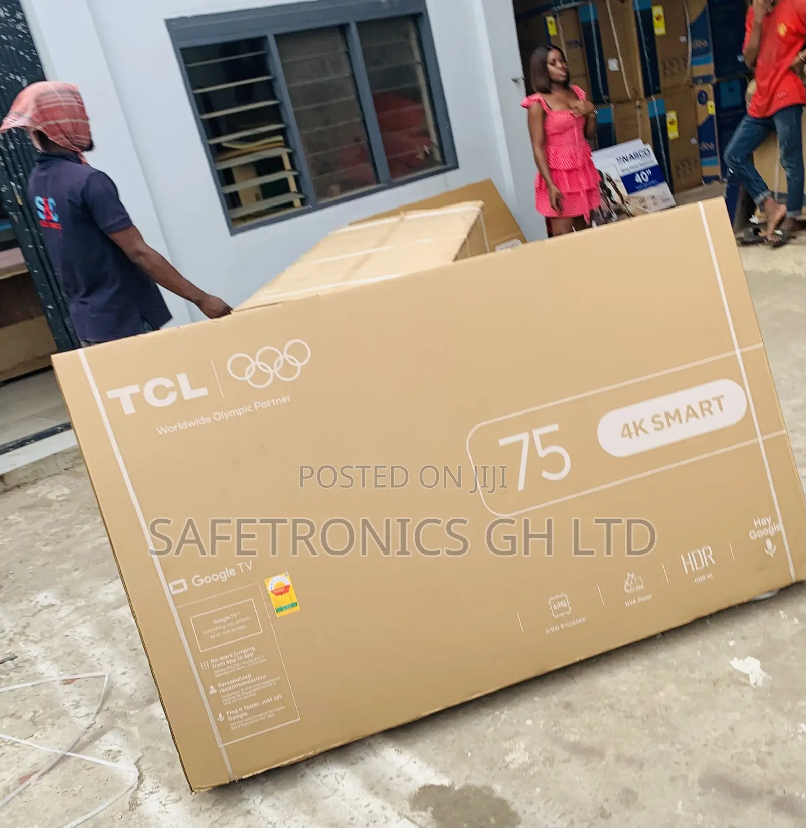 Exclusive 75 Inch Smart Uhd Android TCL Frameless * Led TV