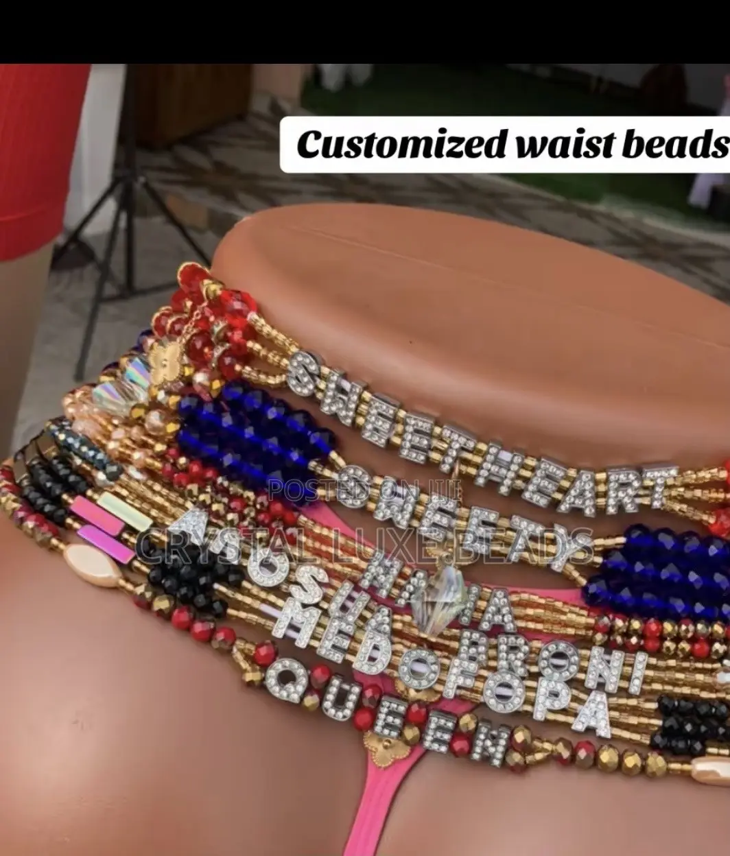 Customized Crystal Waist Beads