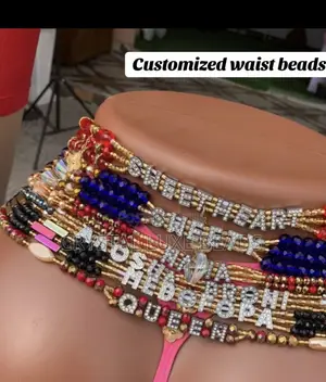 Customized Crystal Waist Beads
